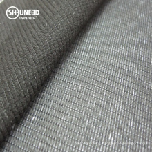 100%  polyester warp  knitted interlining garment knitted tricot PA coating adhesive interfacing  for cloth / dress